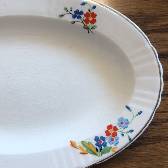 Vintage china floral condiment/side dish - Picture 7 of 8